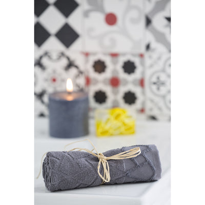 BATHee Gift Set (3 Towels, Vanilla Candle, Olive Oil Jasmine Soap) - A Brand New Concept
