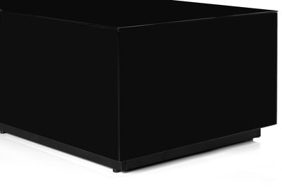 Sonorous CTB-120 All Glass Coffee Table / Center Table - Black