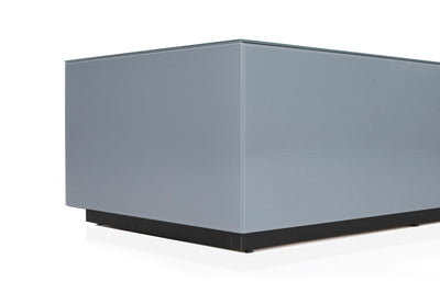 Sonorous CTB-120 All Glass Coffee Table / Center Table - Gray Ash (Limited Edition)