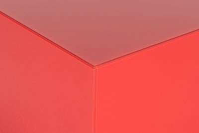 Sonorous CTB-120 All Glass Coffee Table / Center Table - Scarlet Red (Limited Edition)