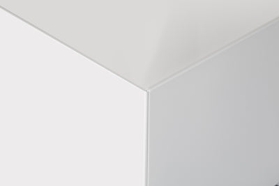 Sonorous CTB-120 All Glass Coffee Table / Center Table - White