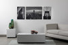 Sonorous CTB-120 All Glass Coffee Table / Center Table - White
