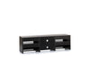 Sonorous LB-1620 Modern Wood and Glass TV Stand for TVs up to 75"-Black