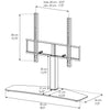 Sonorous PL-2335 Modern TV Stand/Mount for TVs up to 65"