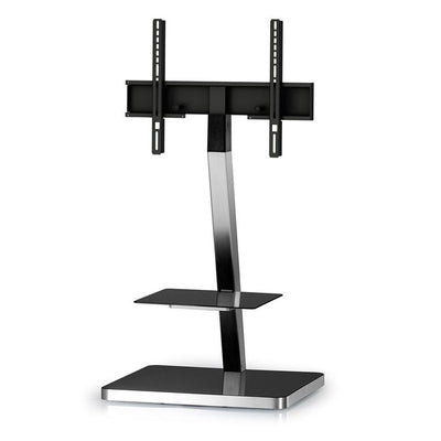 Sonorous PL-2710 Modern TV Floor Stand w/ Tempered Glass Shelf For TVs up to 65"