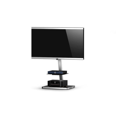 Sonorous PL-2710 Modern TV Floor Stand w/ Tempered Glass Shelf For TVs up to 65"