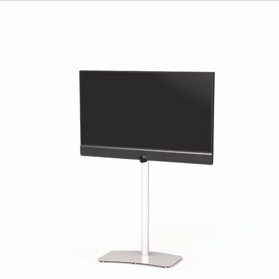 Sonorous PL-2800 Modern TV Floor Stand Mount / Bracket For Sizes up to 65" (Steel) - White