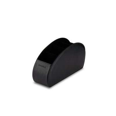 Sonorous Luxury Leather Remote Control Holder - Black