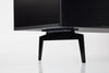 Sonorous Studio ST360 Modern TV Stand w/ Spike Legs for TVs up to 75" - Black / Black Wood Cover
