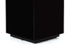 Sonorous STB-45 All Glass Cube Side Table - Black