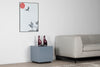 Sonorous STB-45 All Glass Cube Side Table - Gray Ash (Limited Edition)