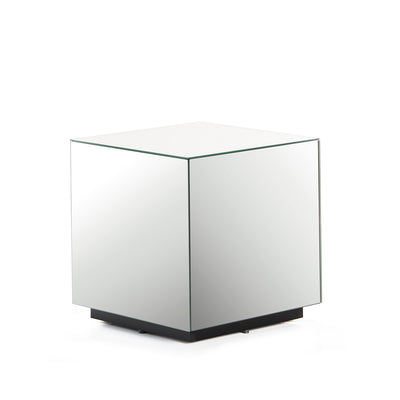 Sonorous STB-45 All Glass Cube Side Table - Mirror