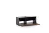 Sonorous Studio ST110 Modern TV Stand w/ Hidden Wheels for TVs up to 65" - Black /  Walnut Wood Cover