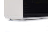 Sonorous Studio ST110 Modern TV Stand w/ Hidden Wheels for TVs up to 65" - White / White Wood Cover