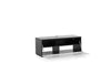 Sonorous Studio ST110 Modern TV Stand w/ Hidden Wheels for TVs up to 65" - Black / White Glass Cover