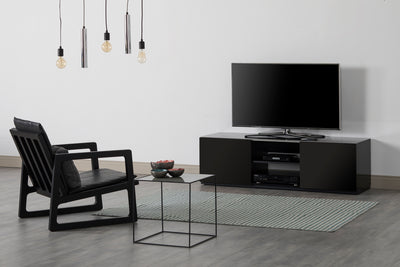 Sonorous TRD-150 Modern Wood TV Stand For Sizes up to 65" - Black